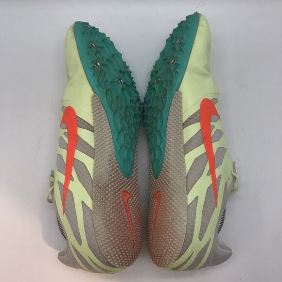 Nike Zoom Rival S 9 Track Spikes Men's 12 Barely Volt Hyper Orange 907564-701 - Picture 7 of 13